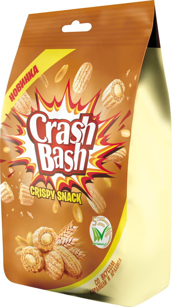 Снеки ESSEN Crashbash со вкусом карамели и арахиса