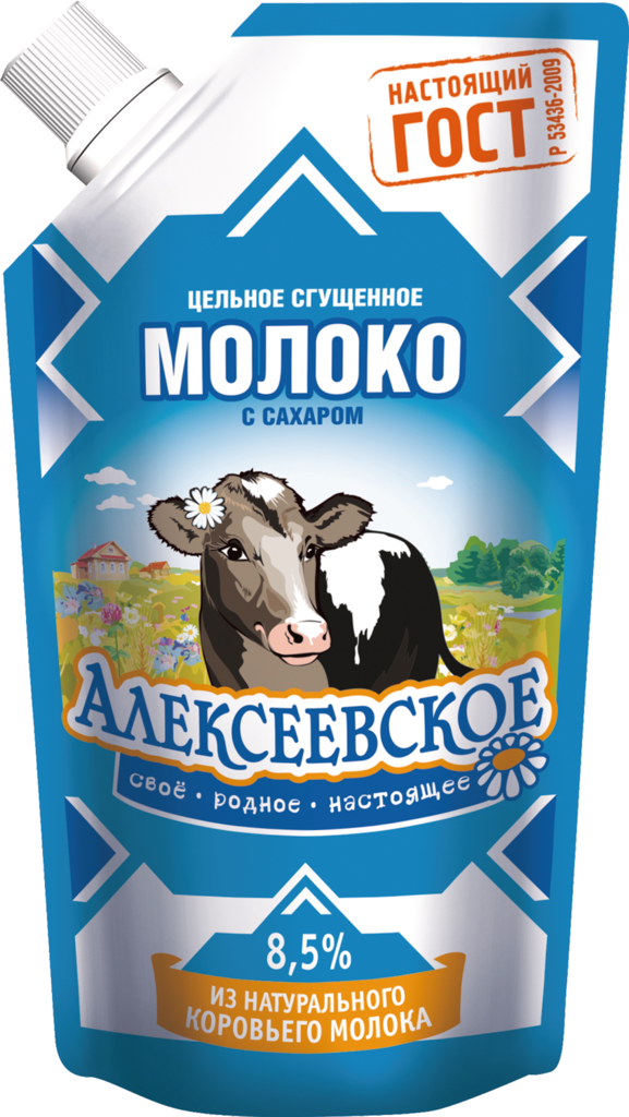 Молоко сгущенное АЛЕКСЕЕВСКОЕ цельное  8,5%