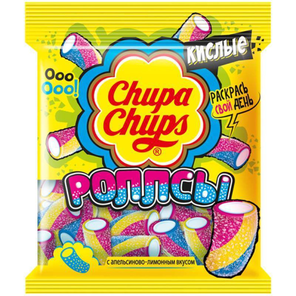 Мармелад жевательный CHUPA CHUPS Роллсы