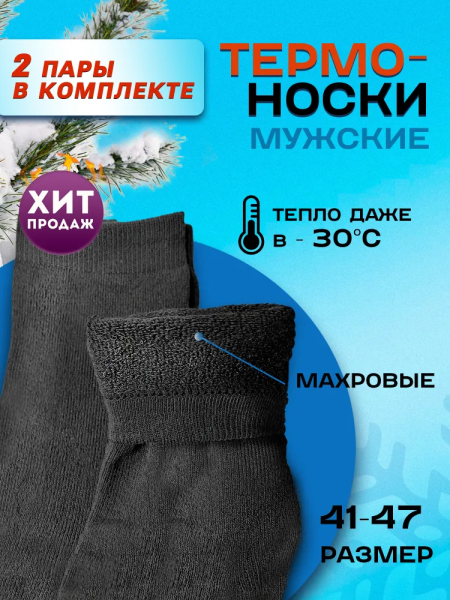 Термоноски мужские 2 пары