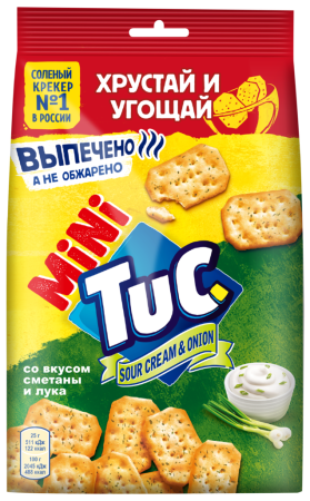 Крекер TUC Mini Sour Cream and Onion Сметана и лук