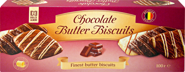 Печенье сдобное DOLCE ALBERO Chocolate Butter Biscuits