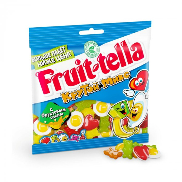 Мармелад жевательный FRUIT-TELLA Крутой микс